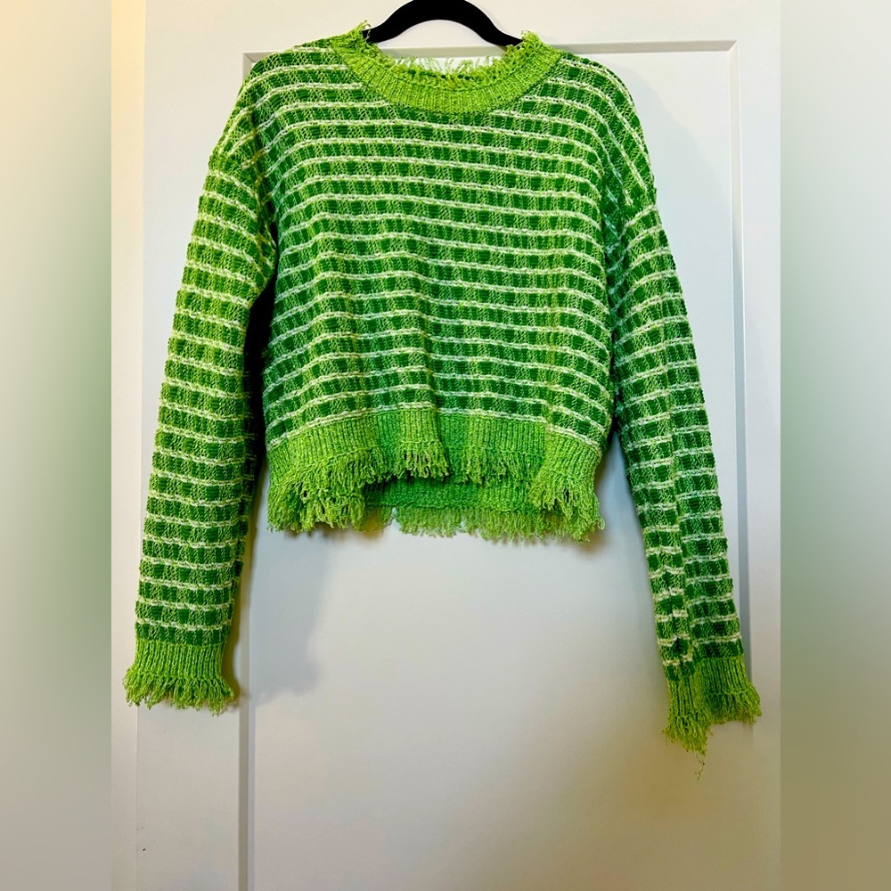 Zara sweater Chanel vibes